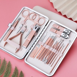 Bộ dụng cụ bấm móng tay 18 món - bộ cắt, bấm dũa móng tay - sét dụng cụ làm móng