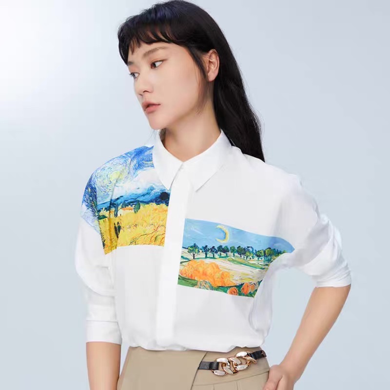 Áo sơ mi hoạ tiết Lily