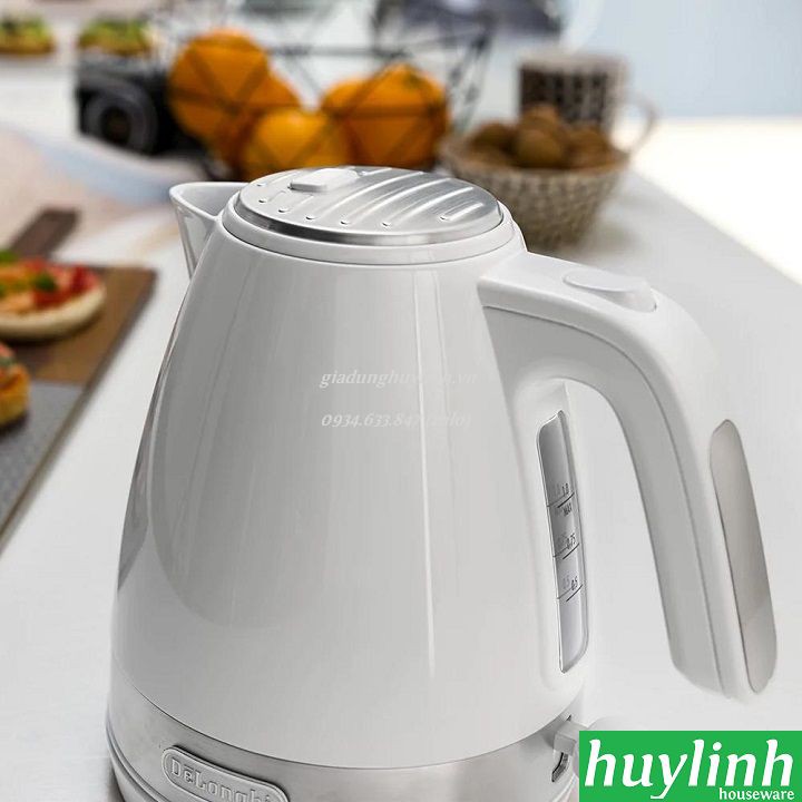 [Mã 44ELSALE2 giảm 7% đơn 300K] Ấm đun nước siêu tốc Delonghi KBLA2000 - 1 lít