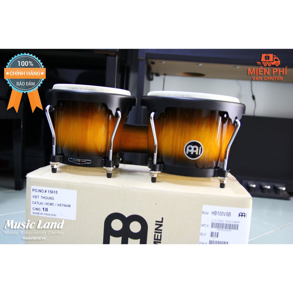 Trống Bongo Meinl HB100VSB - Chính Hãng