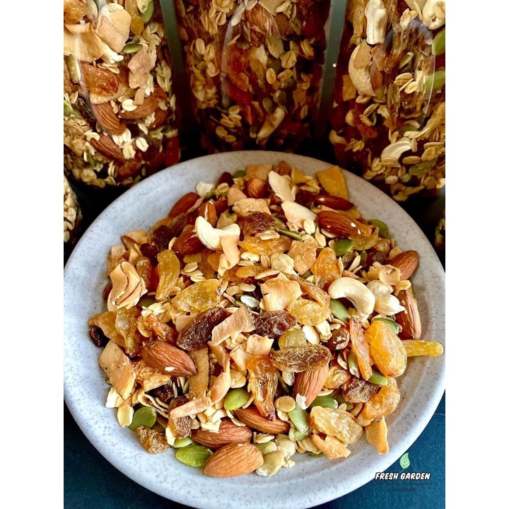 500GRAM GRANOLA NGŨ CỐC SIÊU HẠT - HẠT TỔNG HỢP ĂN KIÊNG - HẠT GIẢM CÂN