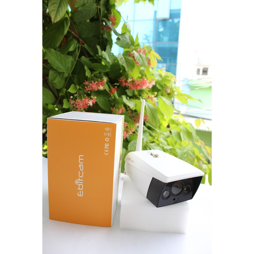 Camera Ip Wifi Ngoài Trời Ebitcam EB02 Full HD 1080P - Hàng Chính Hãng