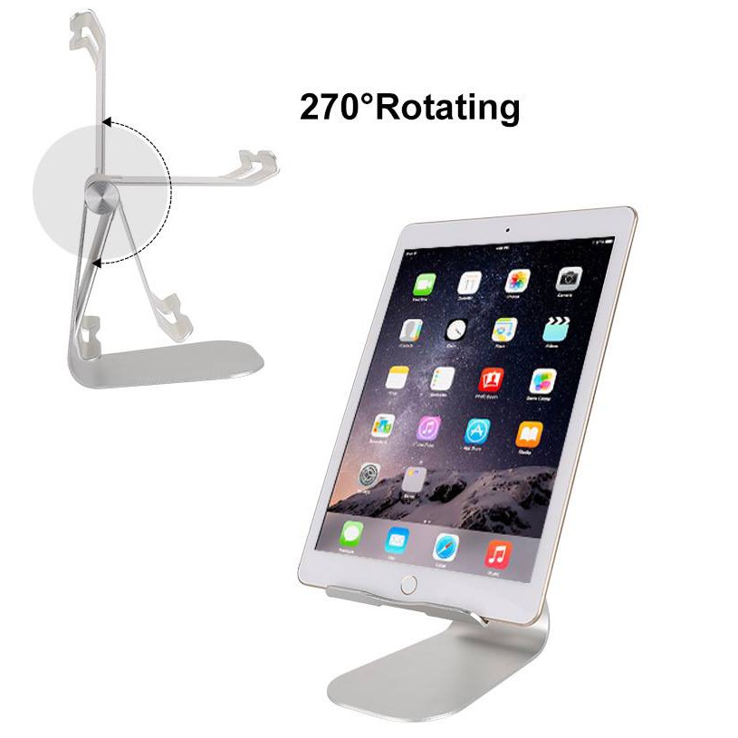 Stand/Giá Đỡ Nhôm Gập, Kê iPad Lucas Có Thể Thay Đổi Góc Nghiêng - Lazy Stand