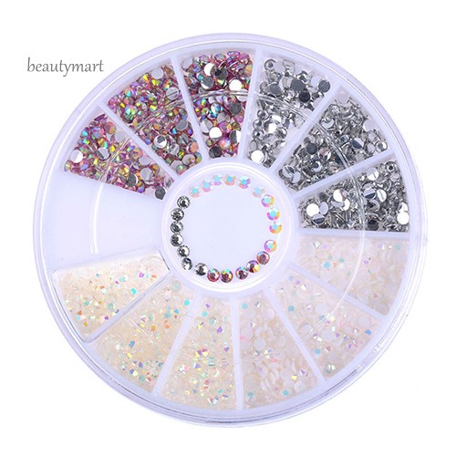 Hộp phụ kiện đá kim cương 3D dùng trang trí móng tay độc đáo