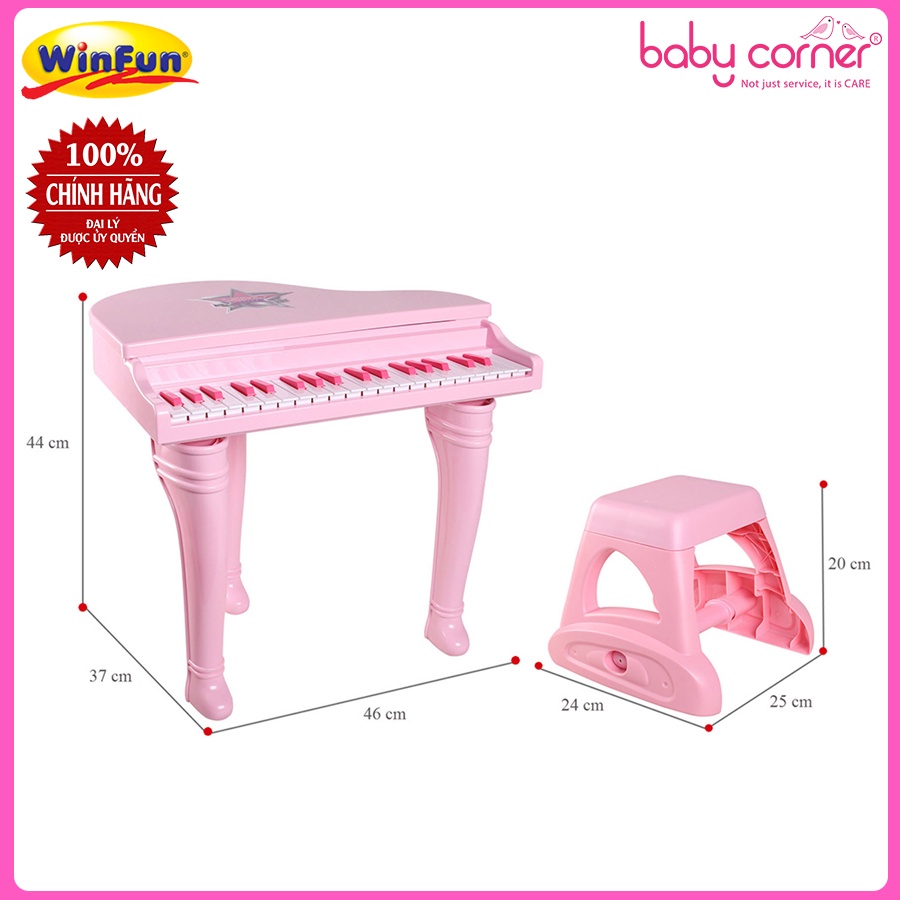 Đàn Piano Cổ Điển Kèm Mic Winfun Cho Bé Từ 3 Tuổi