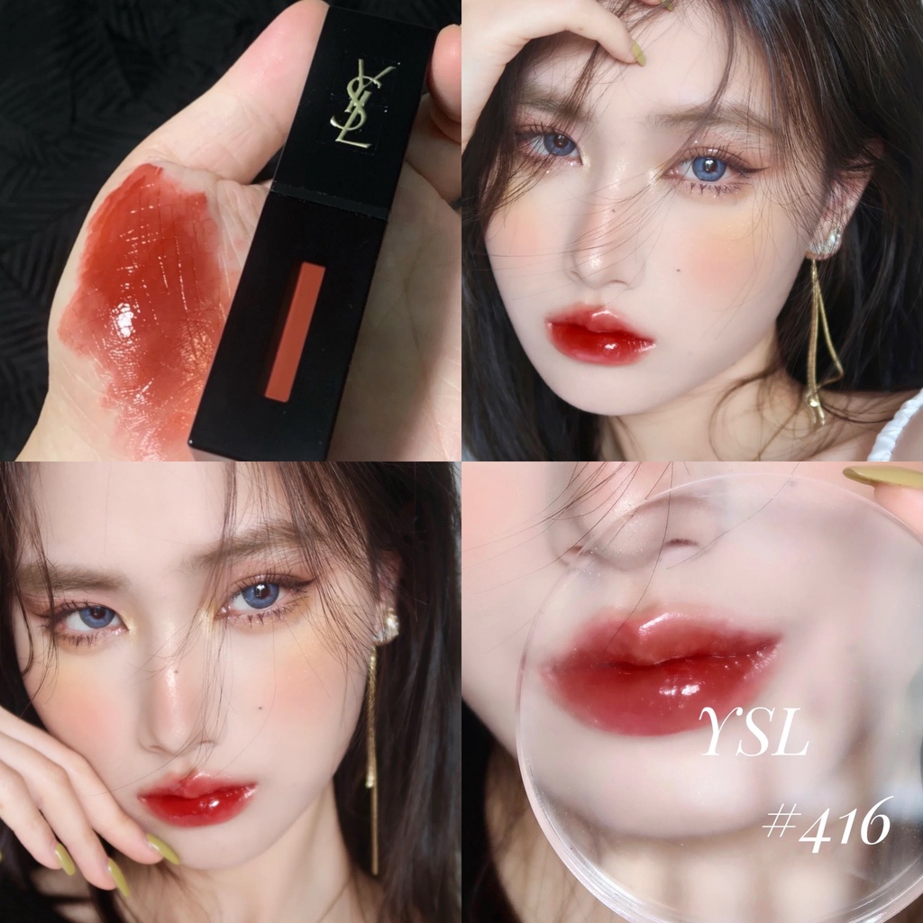 Son Y.SL Vinyl Cream Creamy Lip Stain Fullbox 401 - 409 - 414 - 416 - 411 - 407 - 425 - 420 - 434 - 434 - 433