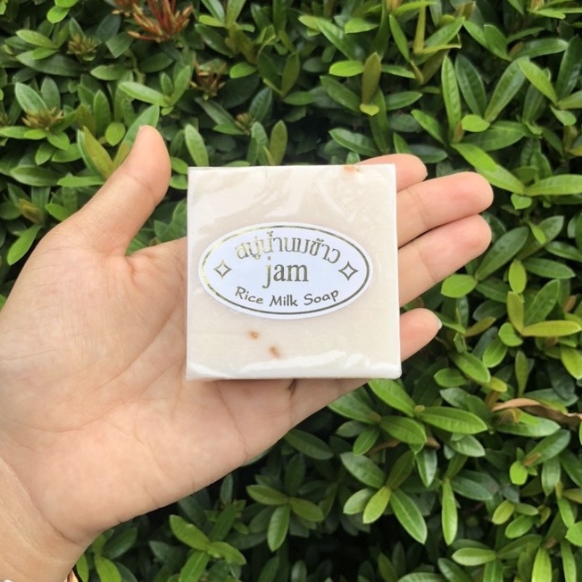 Xà Bông Cám Gạo Sữa Thái Jam Rice Milk Soap 65g/Bánh