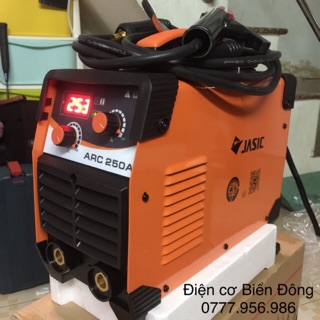 Máy Hàn điện tử 🔥FREESHIP🔥 Tặng Bó 20 que Hàn que 5 ly máy hàn JASIC ARC-250A mới 2 nút điều chỉnh Anh Quốc.