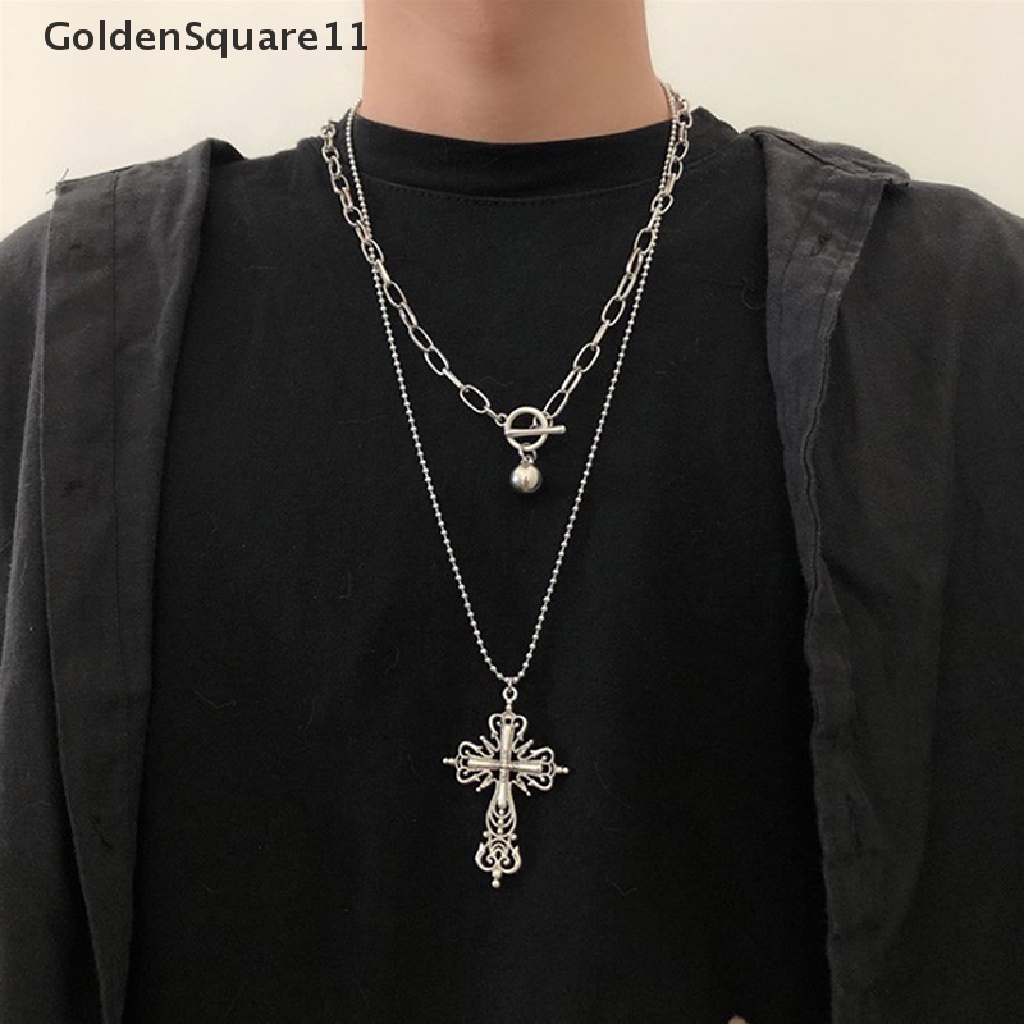[Goldsquare11] Vòng Cổ Thời Trang Gothic Punk Mặt Thánh Giá