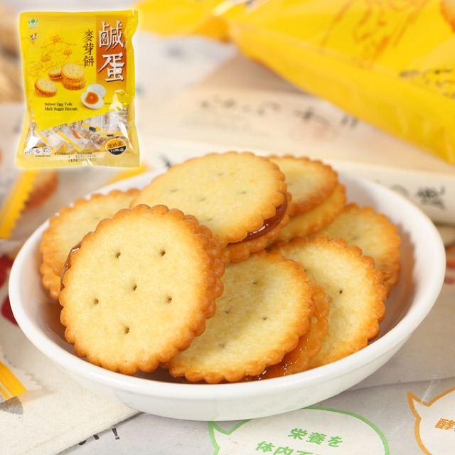 Bánh trứng muối dẻo 500g Đài Loan
