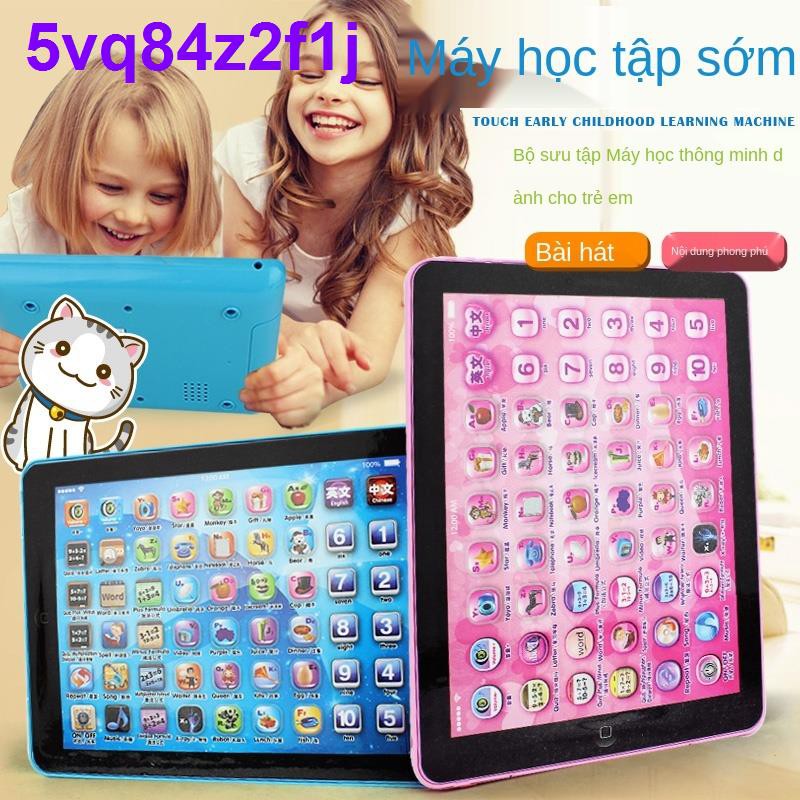 ✉Máy tính bảng giáo dục sớm cho trẻ em điểm-đọc sách xách tay ipad Đồ chơi mầm non 1-3-6 tuổi