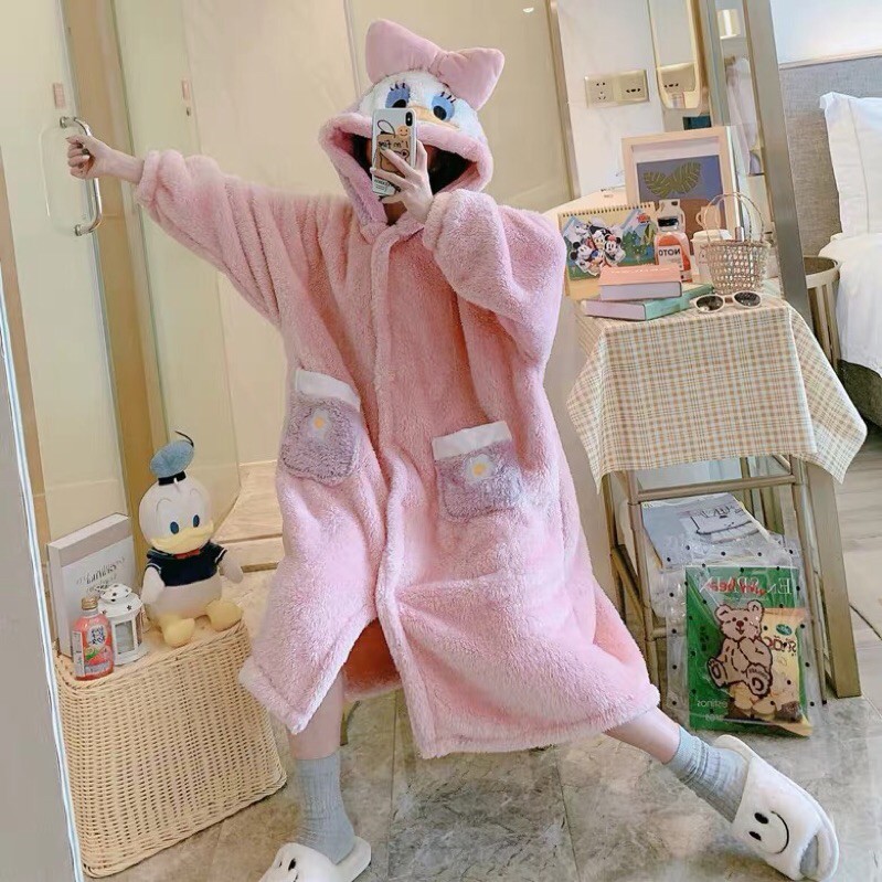 Váy ngủ lông cừu phong cách Hàn Quốc - Sẵn | BigBuy360 - bigbuy360.vn