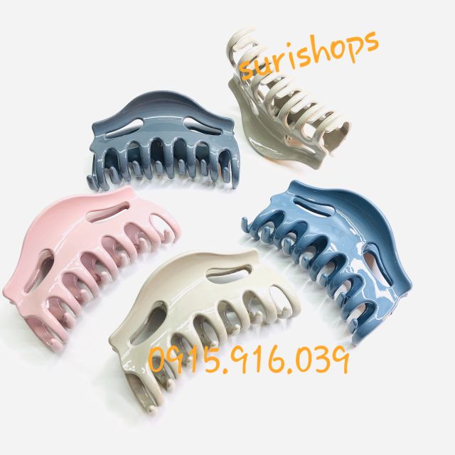 Kẹp tóc xương cá giao màu ngẫu nhiên