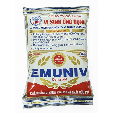 CHẾ PHẨM VI SINH XỬ LÝ PHẾ THẢI HỮU CƠ EM