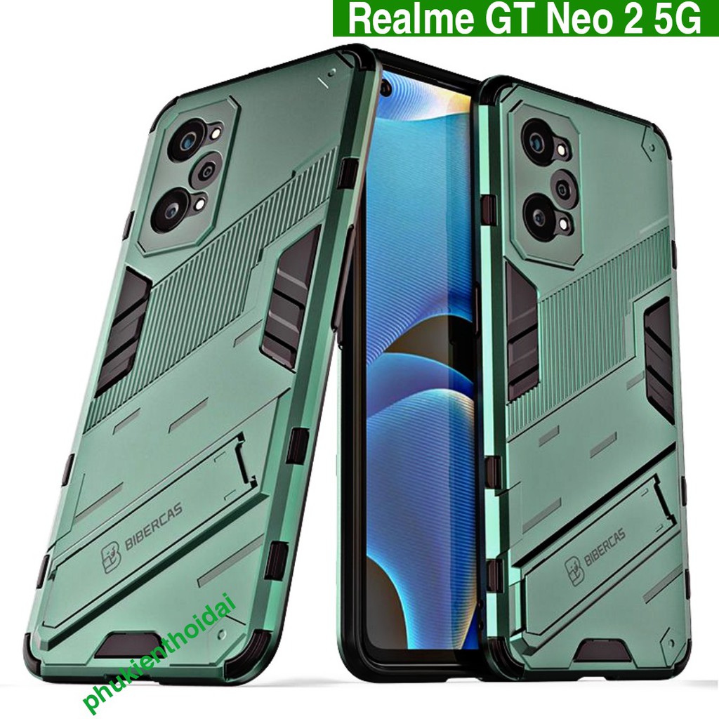 Ốp lưng Oppo Realme GT Neo 2 5G / Q5 Pro / GT Neo 3 5G / Neo 5 Iron Man Ver 2 chống sốc giá đỡ xem phim thời trang
