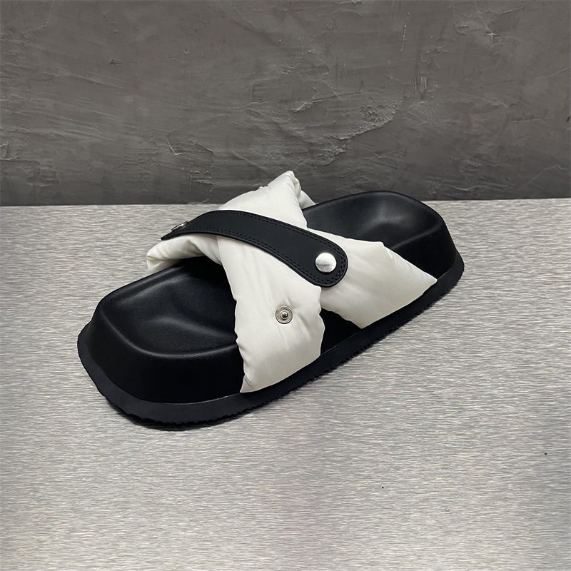 Dép đế xuồng Giày Mũi Vuông Đế Dày Phong Cách Mới Mùa Hè Cho Nữ