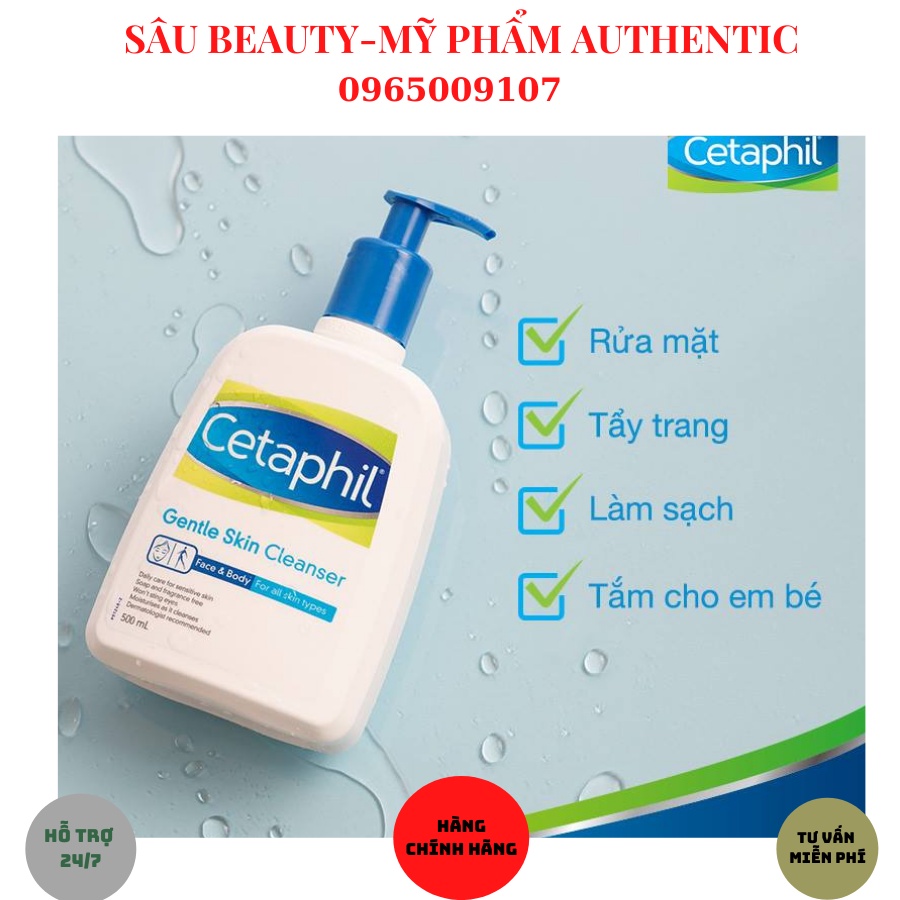 Sữa rửa mặt cetaphil dịu nhẹ có 3 sz