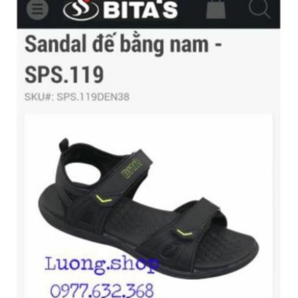 ccc z 6/6 Dép Sandal nam Bitas SPS119-DEN (size 39-43) [ CHON NHANH ] new . 😷 > .. new ⚡ ; * 2021 ¹ NEW hot ‣ ? x zx