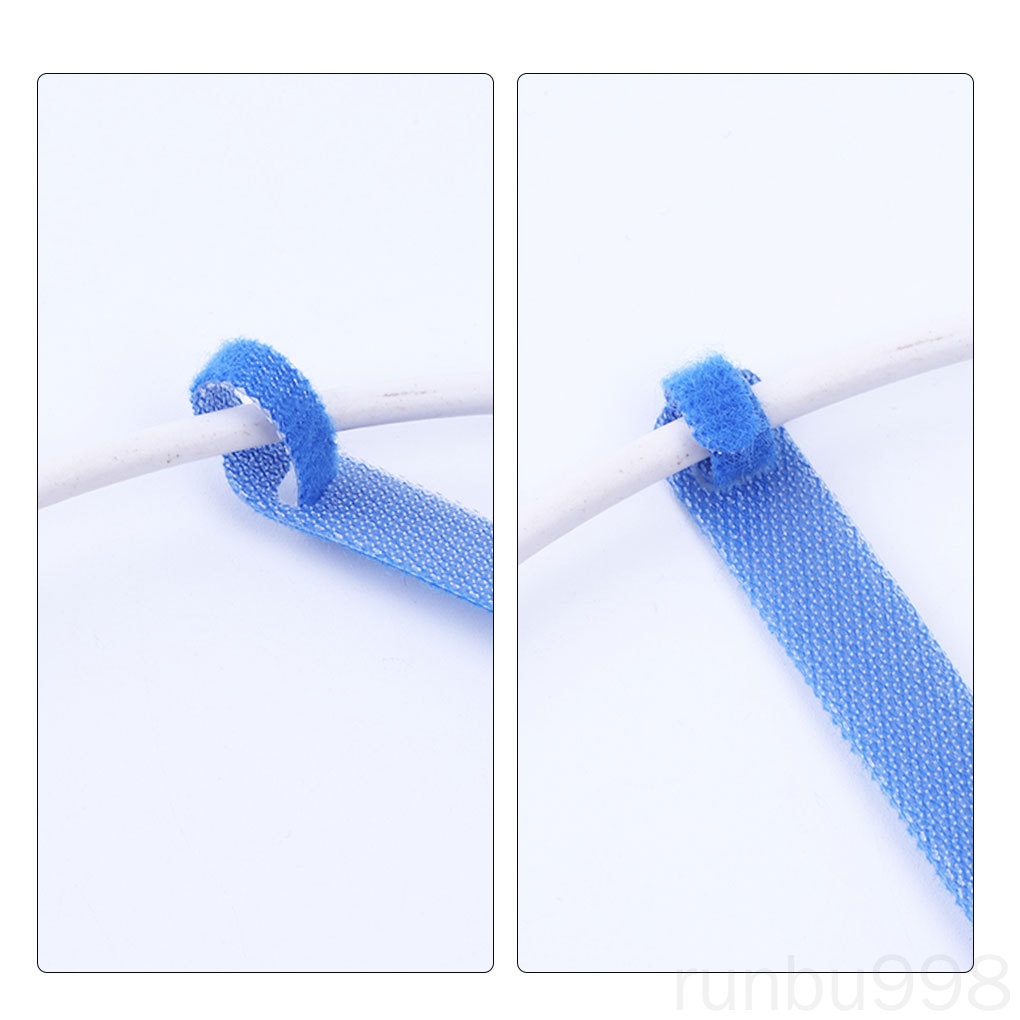 Bộ 20 dây khóa kéo quấn dây cáp gọn gàng tiện dụng