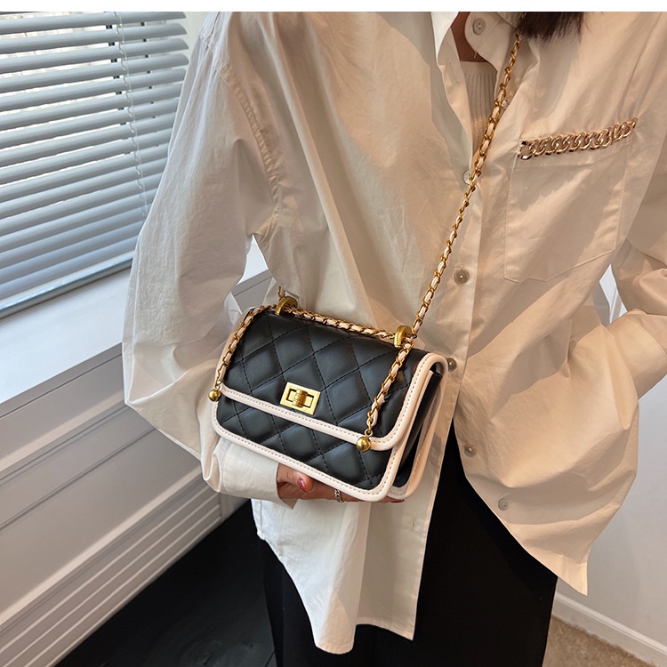 Túi Đeo Vai Phối Dây Xích Thời Trang Chất Lượng Cao