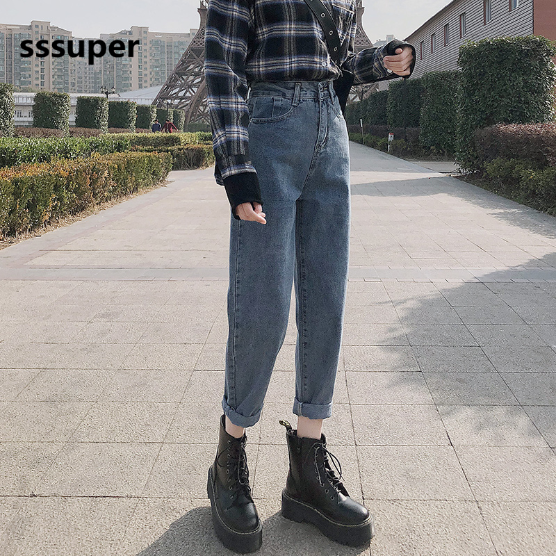 Quần Jean Theo Phong Cách Cổ Điển Hàn Quốc | BigBuy360 - bigbuy360.vn