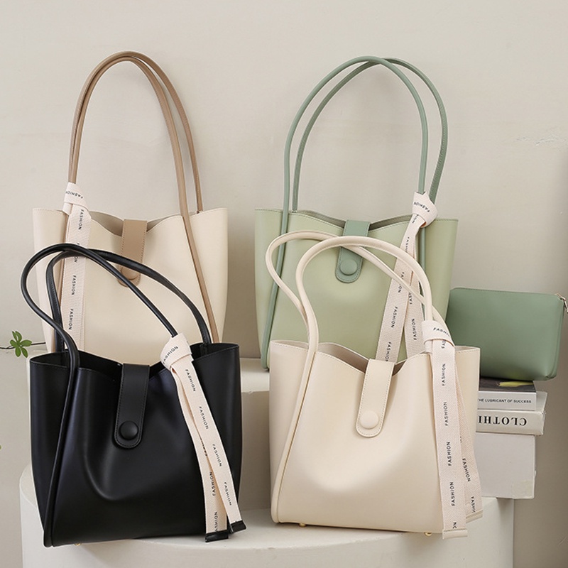 Túi Đeo Vai Cỡ Lớn In Chữ Thời Trang Cho Nữ