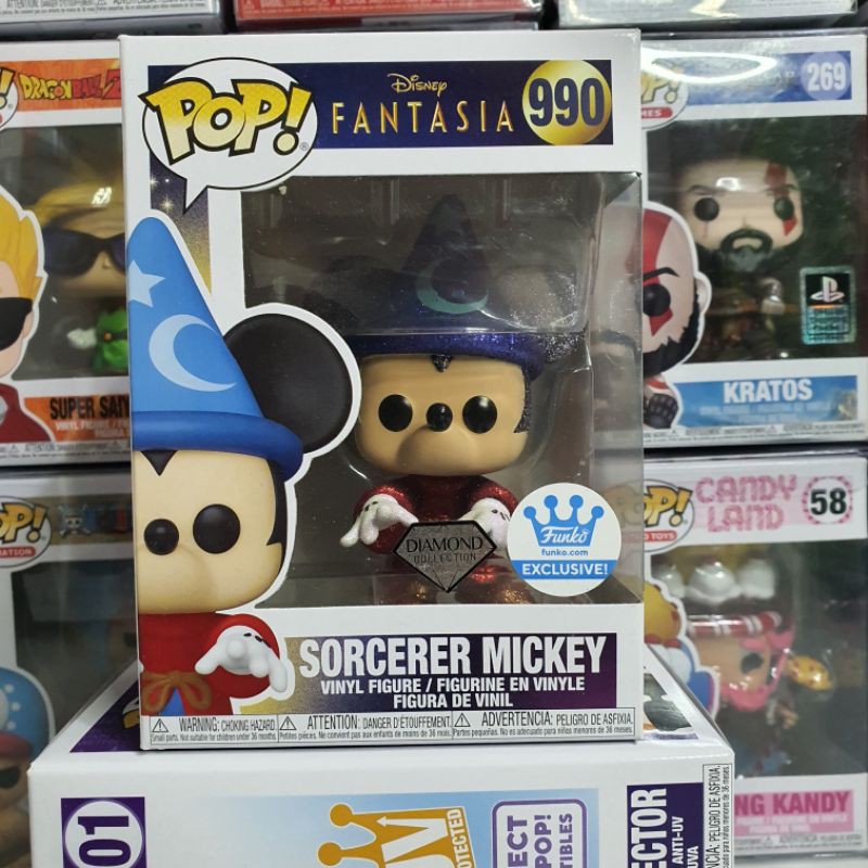 Đồ chơi mô hình funko pop 990 Sorcerer Mickey (Diamond) - Disney