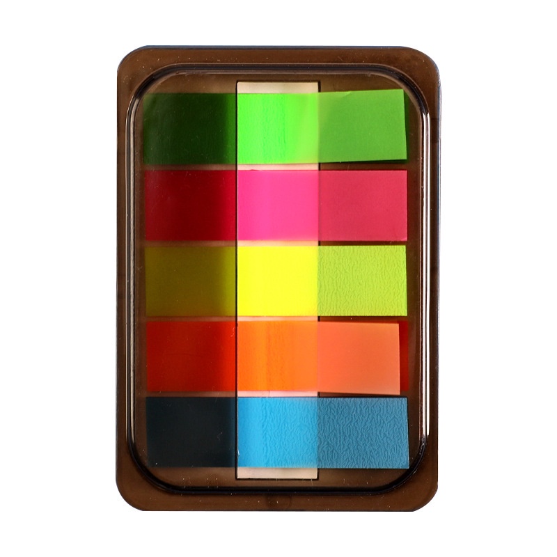 20 Tờ giấy ghi chú đánh dấu trang sách màu dạ quang nhiều mẫu tùy chọn