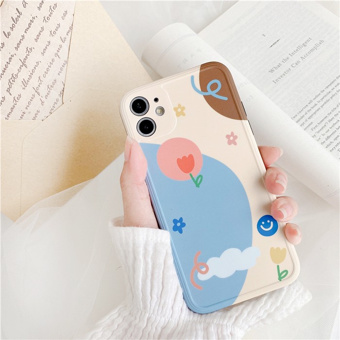 Ốp lưng iphone Hoa Hàn IMD dày dặn viền nổi 5/5s/6/6plus/6s/6splus/7/7plus/8/8plus/x/xr/xs/11/12/pro/max/plus/promax | BigBuy360 - bigbuy360.vn