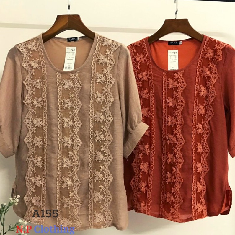 Áo Trung Niên Nữ A570, Kiểu Áo Trung Tuổi Chiffon Cho Mẹ Tay Dài Cổ Nơ Bèo Sang Trọng |Thời Trang Trung Niên NP Clothing