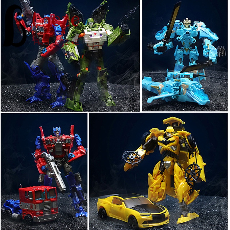 Đồ Chơi Robot Biến Hình Bumblebee Optimus Prime Megatron Decepticons Jazz Dành Cho Bé Trai