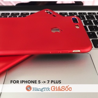 Ốp dẻo đỏ khoét Táo cho iPhone (ốp xi nhung, hangtotgiasoc)