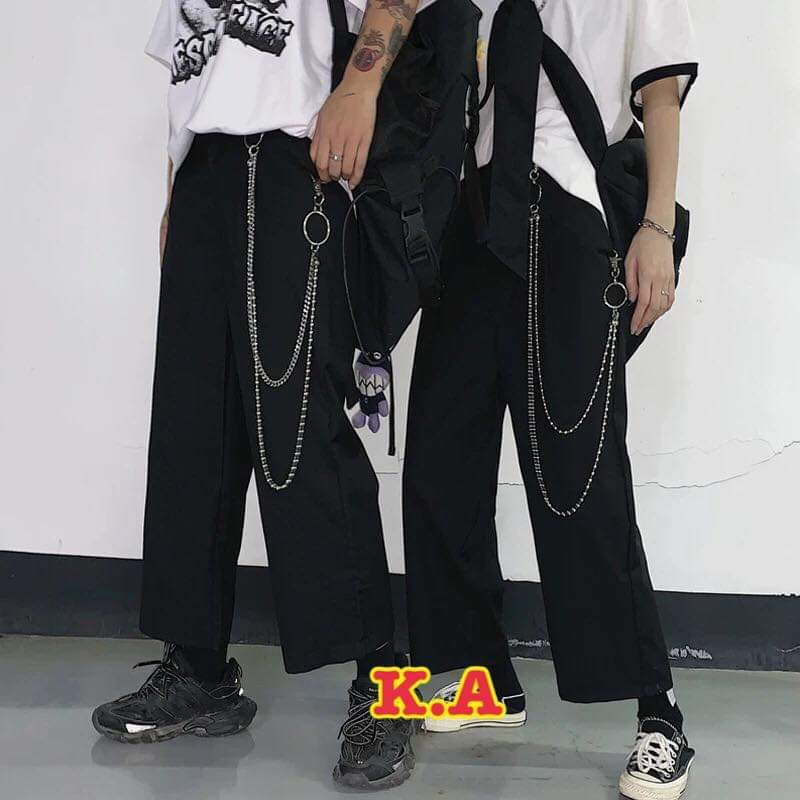 [Mã FASHIONT4WA2 giảm 10K đơn 50K] Quần ổng rộng chun xích chất kaki KAN0220 | BigBuy360 - bigbuy360.vn