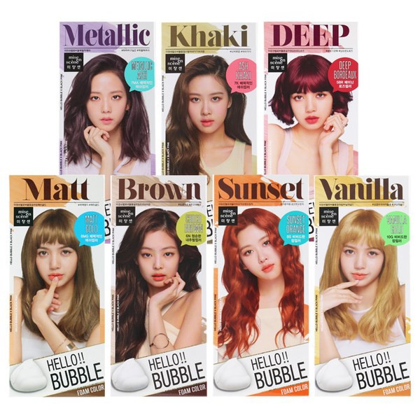 Thuốc nhuộm tóc Blackpink MISE EN SCENE Hello Bubble Foam Color