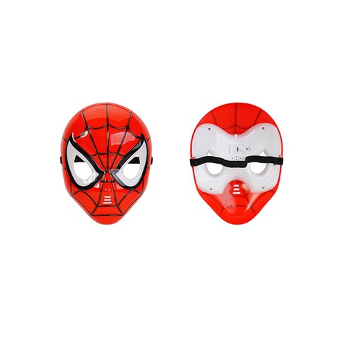 Đồ Chơi Mặt Nạ Hóa Trang Người Nhện Spider Man Có Đèn và Nhạc - Màu Đỏ