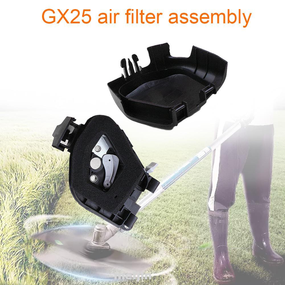 Air Filter Cover Assy Garden Manual Lawn Mower Easy Install Carburetor Carb For GX140