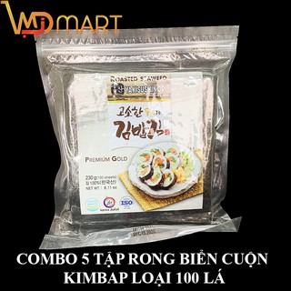 COMBO 5 TẬP RONG BIỂN CUỘN CƠM LAVER 100 LÁ Giá tốt