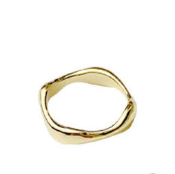 Set nhẫn kim loại kiểu gợn sóng thời trang