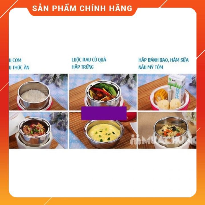 Hộp cơm văn phòng cắm điện đa năng tiện dụng dung tích lớn | Hộp đựng cơm 3 tầng inox cao cấp - BH 6 tháng [FREESHIP] | BigBuy360 - bigbuy360.vn