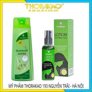 combo gội bưởi+ lotion tinh dầu bưởi THORAKAO