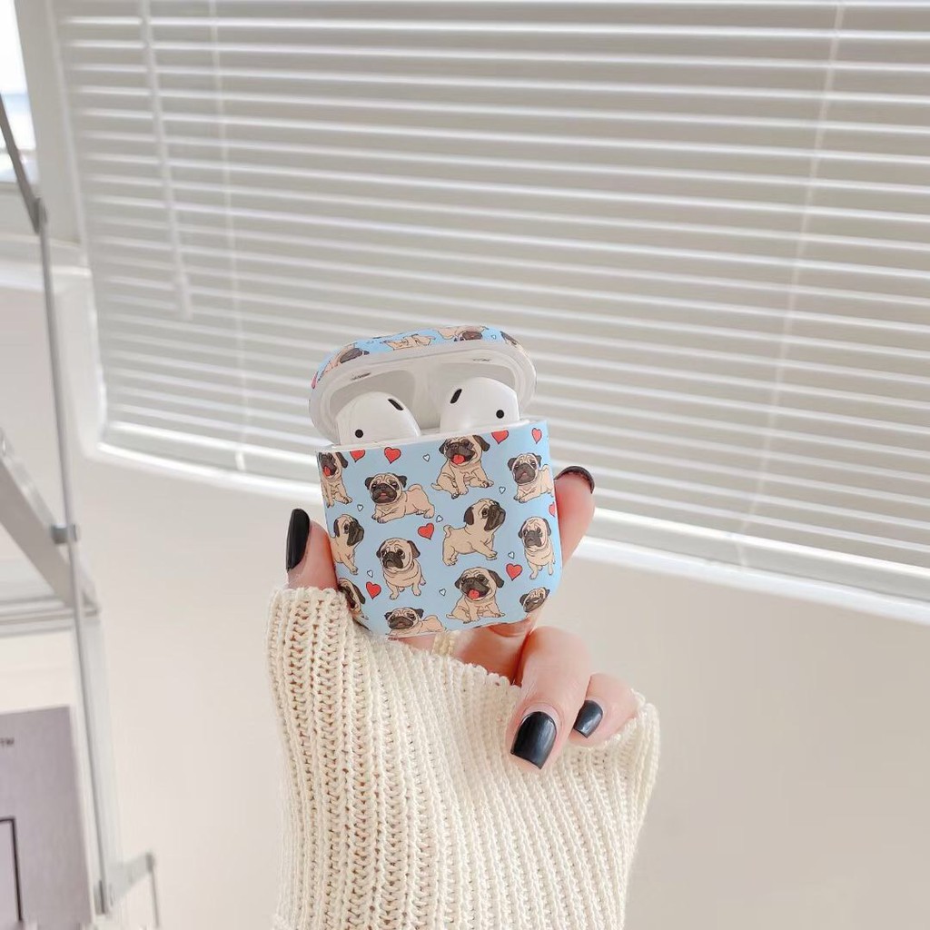 Vỏ Bảo Vệ Hộp Sạc Tai Nghe Airpods Pro 1 / 2 Chống Rơi Hình Chú Chó Pag Dễ Thương Apple | BigBuy360 - bigbuy360.vn