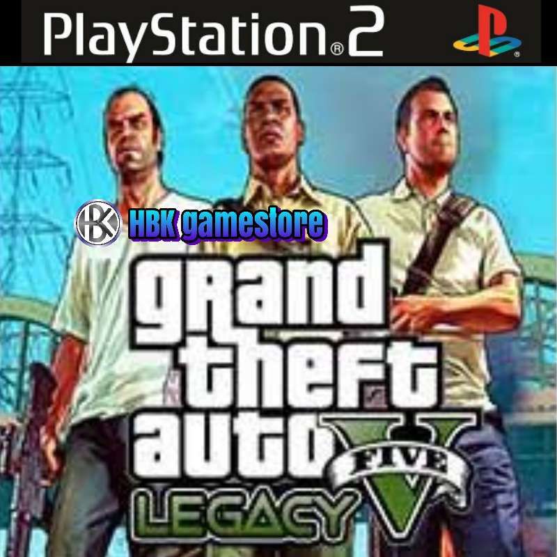 Đĩa Dvd Ps2 Gta V Legacy