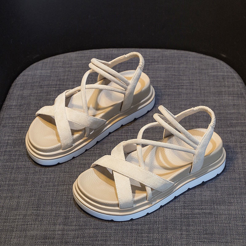 Xăng đan Đế Dày Thời Trang Mùa Hè Phong Cách Roman Hàng Mới Dành Cho Bạn Nữ 2022