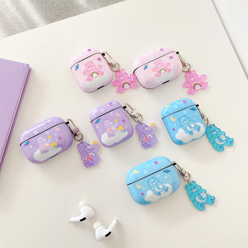 Vỏ bảo vệ hộp sạc thích hợp cho airpods 1/2 pro 3 chủ đề hoạt hình 38 màu tùy chọn