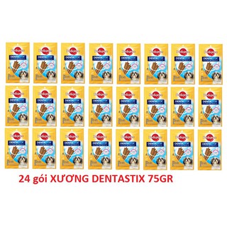 [Mã PET80K giảm 8% tối đa 80K đơn 350K] combo 12 gói xương dentastix 75gr