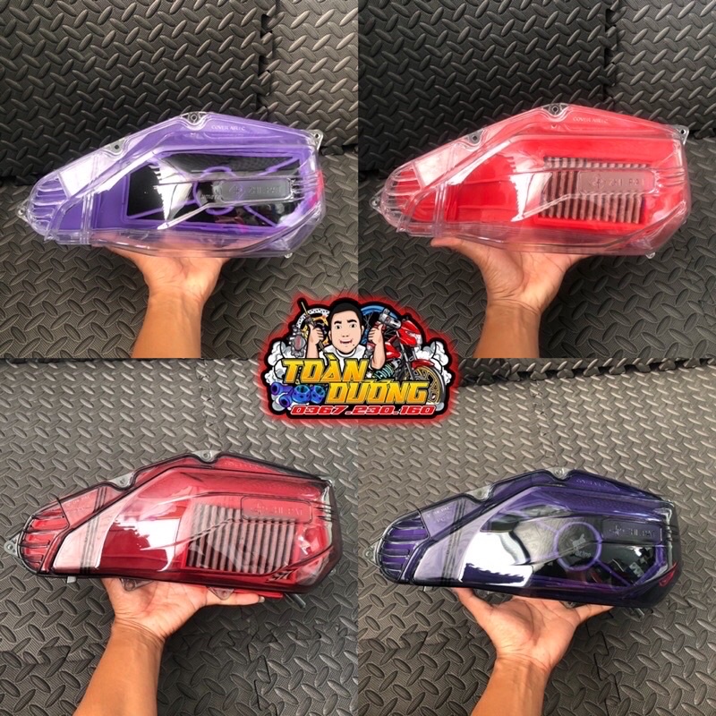 (Giá cạnh tranh)⚡️ỐP LỌC GIÓ KHÓI TRONG SUỐT VARIO, AB CHÍNH HÃNG ZHIPAT