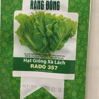 HẠT GIỐNG XÀ LÁCH 10G RADO 357
