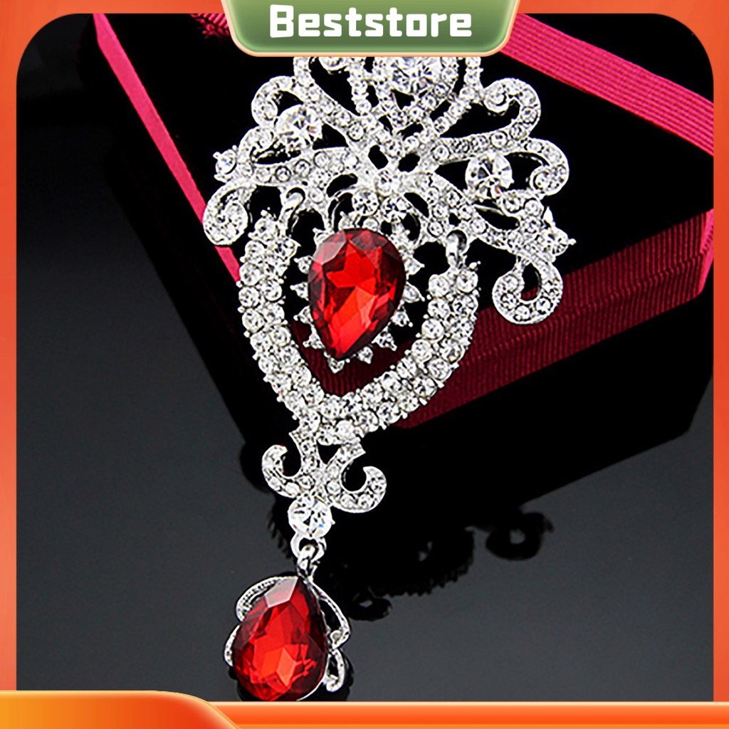 Ghim Cài Áo Hình Vương Miện Đính Đá Thời Trang Cho Nữ Bsm1