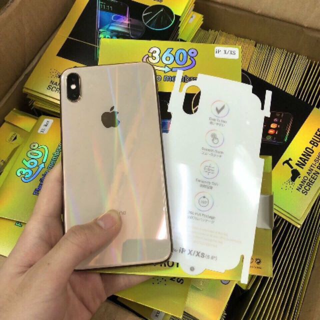 [ 7plus 8plus X Xs xr Xs Max 7 8 ] dán PPF full viền - skin dán cho iphone MẶT SAU