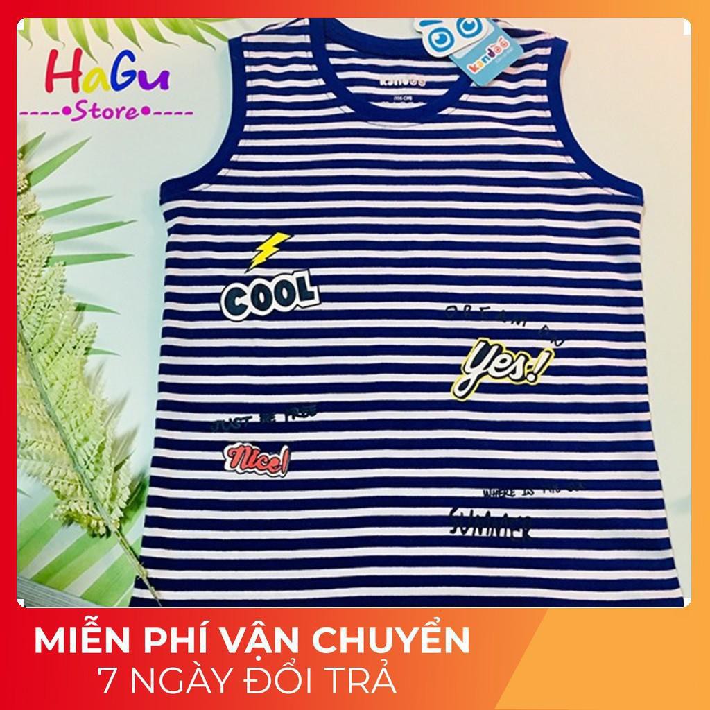 Áo Cho Bé Nam Từ 2 Tuổi Đến 6 Tuổi Áo Ba Lỗ Kẻ Sọc Mới Mẻ Thời Trang Cao Cấp HaguStore